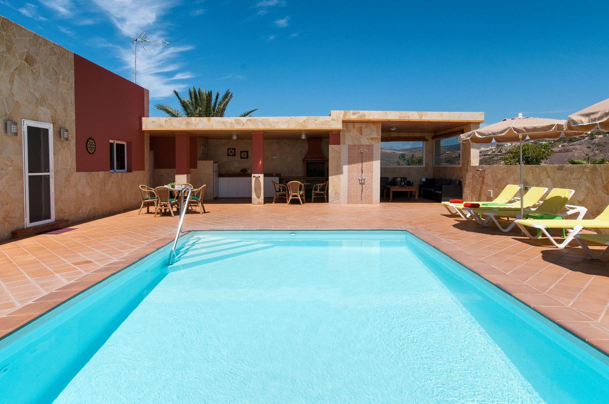 Villa Los Azules With Pool And Jacuzzi Maspalomas  Exterior photo